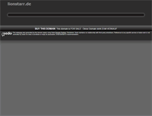 Tablet Screenshot of lionstarr.de